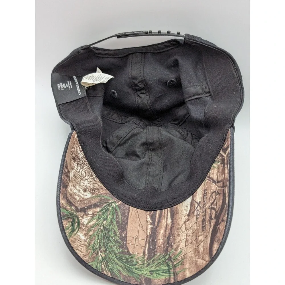 Under Armor Hat Youth Camoflage Snap Back‎ Cap Camo Hunter Country